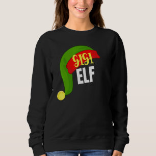 Sweatshirt Gigi Elf Matching Family Group Christmas Party Paj
