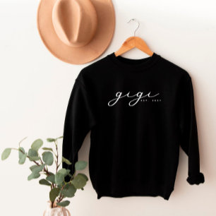 Sweatshirt Gigi Grandma personnalisé