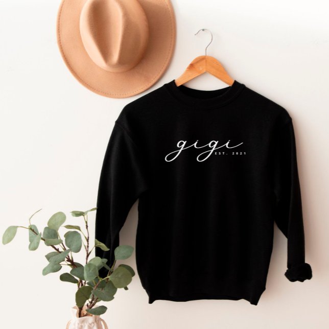 Sweatshirt Gigi Grandma personnalisé (Créateur téléchargé)