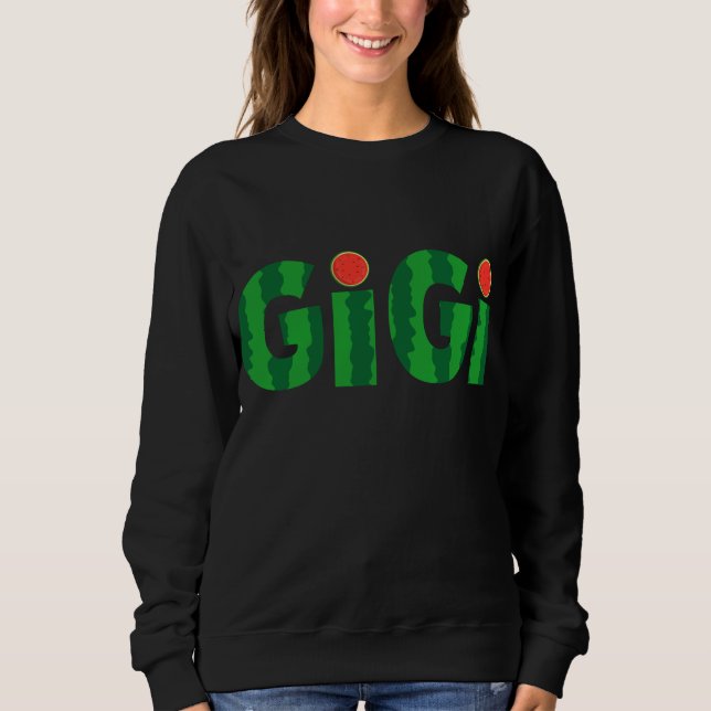 Sweatshirt Gigi Watermelon Tropical Summer Fruit Melon (Devant)