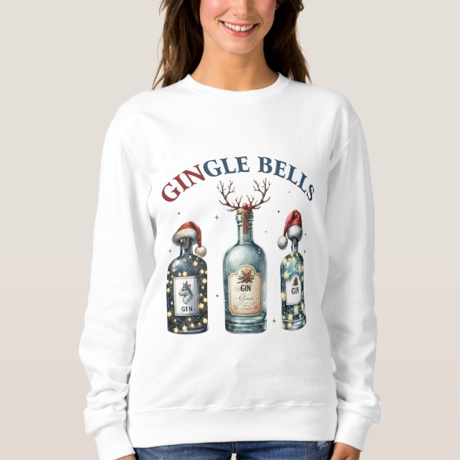 Sweatshirt Gingle Bells femmes (Devant)