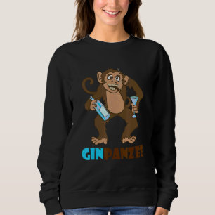 Sweatshirt Ginpanzee Gimpanzee Alcool Bière Booze Festival