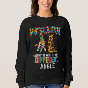 Sweatshirt Girafe Autism Seeing World Different Angle Aware