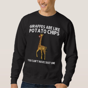 Sweatshirt Girafe Cool Pour Hommes Femmes Animal Faune Zoo S