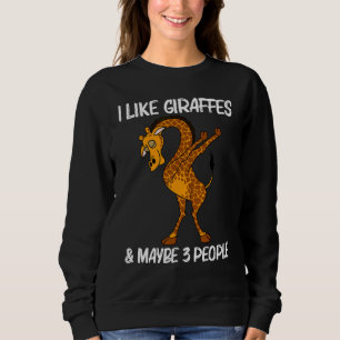 Sweatshirt Girafe Pour Hommes Femmes Safari Sauvage Zoo Anima