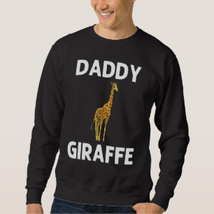 Sweatshirt Girafe Pour Hommes Papa Safari Zoo Girafe