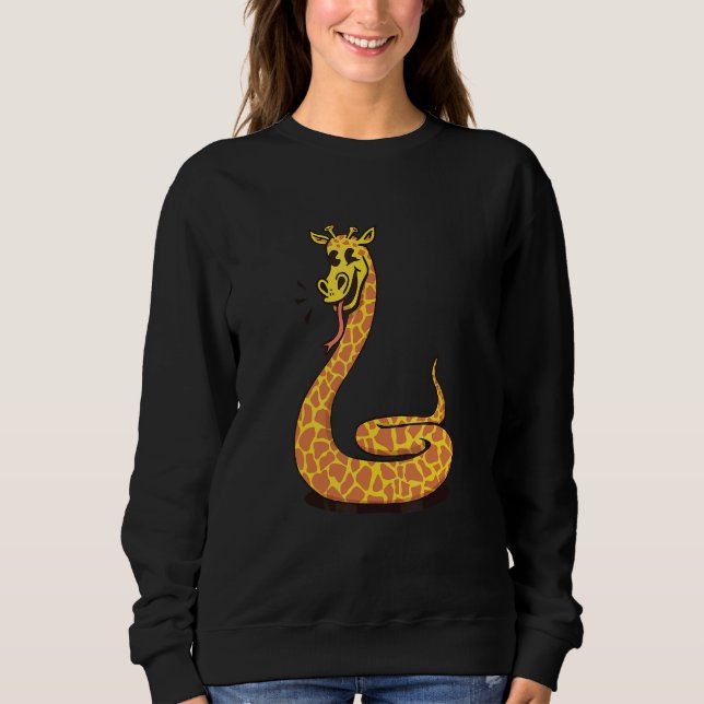 Sweatshirt Girafe serpent Animaux sauvages (Devant)