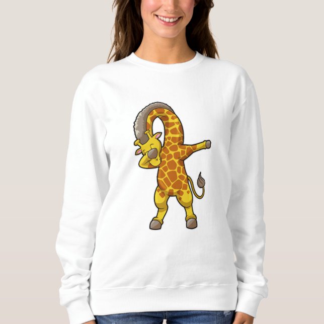 Sweatshirt Giraffe à Hip hop Dance Dab (Devant)