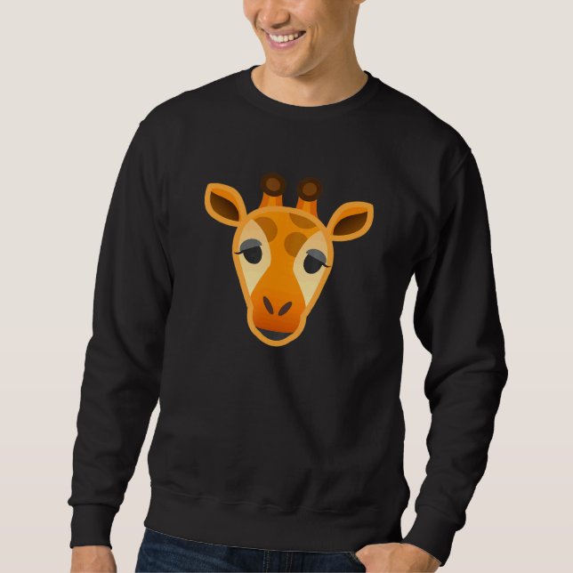 Sweatshirt Giraffe Animal Africain Giraffe (Devant)
