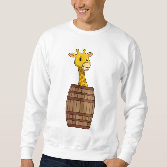 Sweatshirt Giraffe avec tonneau (Devant)