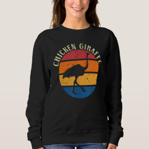 Sweatshirt Giraffe de poulet Ostrich animal Oiseau sans vol