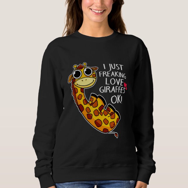 Sweatshirt Giraffe Love (Devant)