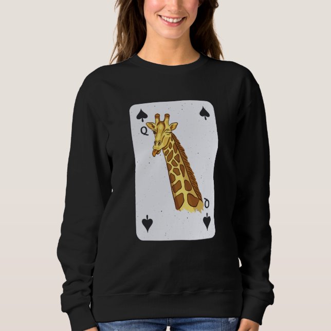 Sweatshirt Giraffe Ornament Giraffe Merch Animal Print Giraff (Devant)