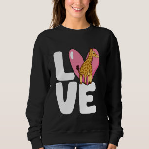 Sweatshirt Giraffe Safari Zoo Animal Love Giraffe
