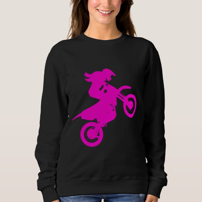 Sweatshirt Girl Dirt Bike (Devant)