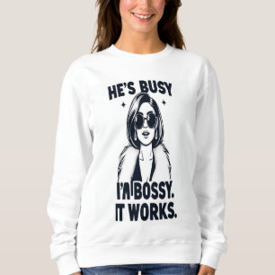 Sweatshirt Girl Power Tee I Bossy Wife Tee I Couple Shirt