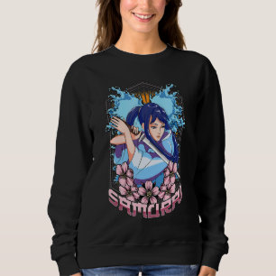 Sweatshirt Girl Samurai Katana Japonaise Guerrier Fighter Ken