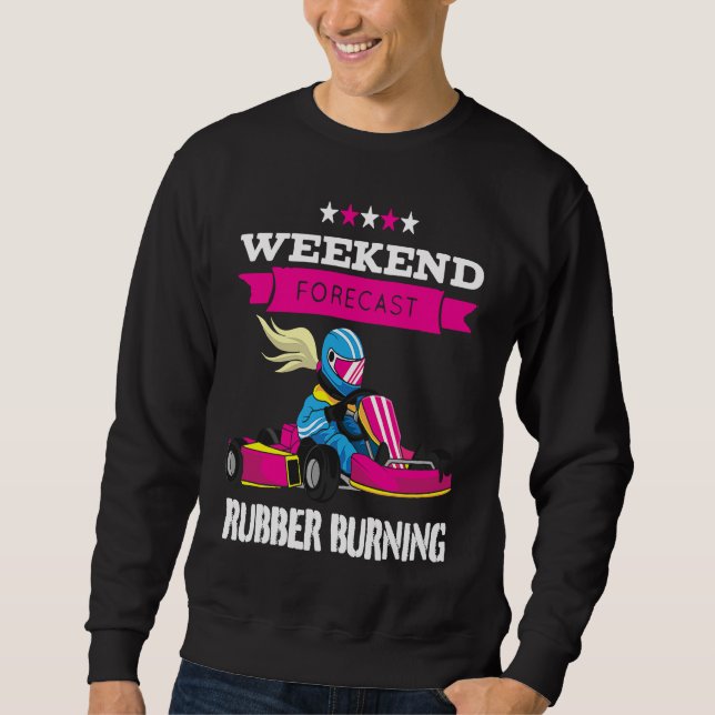 Sweatshirt Girls   Go Kart Racing   Go Kart (Devant)