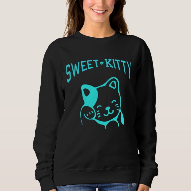 Sweatshirt Girls Kitty  Cat (Devant)
