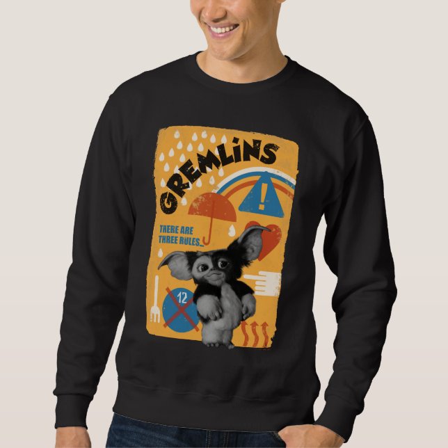 Sweatshirt Gizmo | Il Y A Trois Règles (Devant)