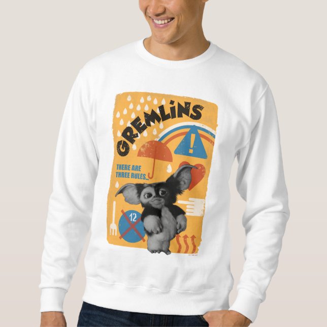 Sweatshirt Gizmo | Il Y A Trois Règles (Devant)