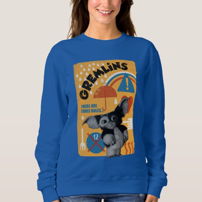 Sweatshirt Gizmo | Il Y A Trois Règles (Devant)