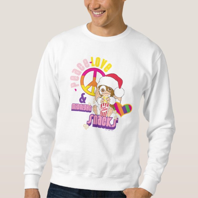 Sweatshirt Gizmo | Peace Love & Midnight Snacks (Devant)