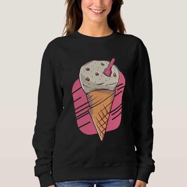 Sweatshirt Glace délicieuse  (Devant)