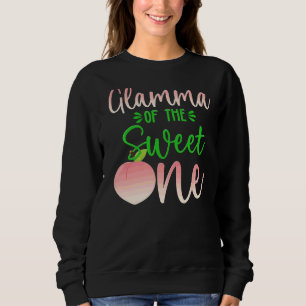 Sweatshirt Glamme De L'Anniversaire Une Pêche 1Er Fruit D'Été