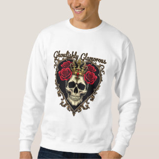 Sweatshirt Glamour glacé, Halloween Design Élégant