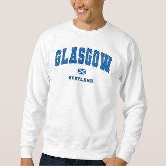 Sweatshirt Glasgow Écosse Royaume-Uni Vintage College Style