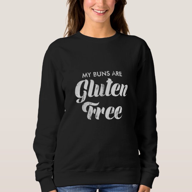 Sweatshirt Gluten drôle gratuit (Devant)