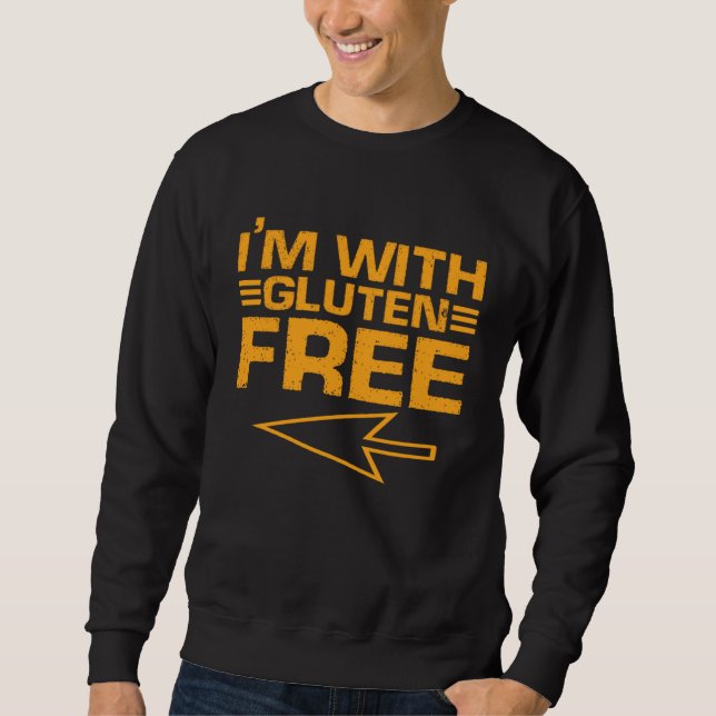 Sweatshirt Gluten Free Lifestyle Wheat Celiac Disease Awarene (Devant)