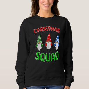 Sweatshirt Gnome Christmas Squad Correspondant Pajamas de fam