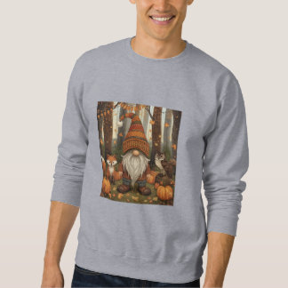Sweatshirt Gnome d'automne avec renard et hibou - Cosy Fall A