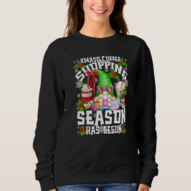 Sweatshirt Gnome De Noël Pour Les Femmes Mug De Café De Noël (Devant)