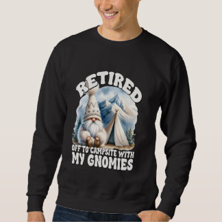 Sweatshirt Gnome de retraite drôle pour papa de camping et re