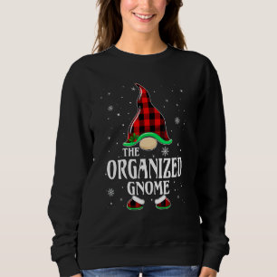 Sweatshirt Gnome Organisé Plaid Buffalo Famille Correspondant