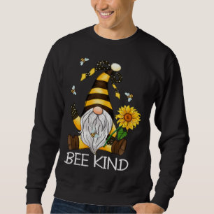 Sweatshirt Gnome Vintage Fais preuve de gentillesse Paix Main