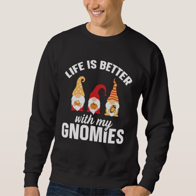 Sweatshirt Gnome  With Gnomies Pumpkin Spice Gnome (Devant)