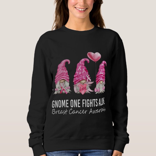 Sweatshirt Gnomes Dans Le Buffle Léopard Imprimé Plaid Gnome  (Devant)