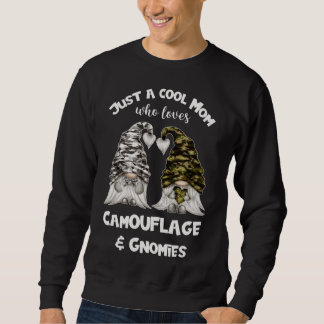 Sweatshirt Gnomes De Camouflage Drôle Pour Maman Cool - Gnomi