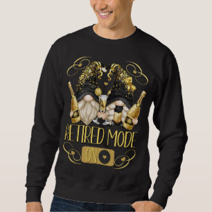 Sweatshirt Gnomes De Retraite Drôle Pour Les Femmes Retraitée