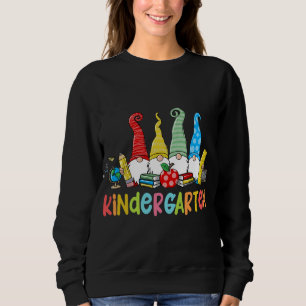 Sweatshirt Gnomes Équipe de maternelle Enseignant de première