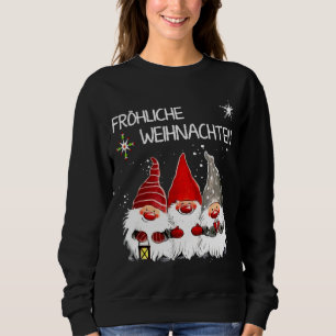 Sweatshirt Gnomes Frohliche Weihnachten Drôle Noël