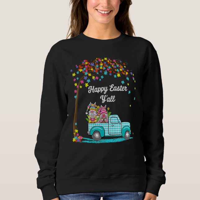 Sweatshirt Gnomes mignons Avec Oreilles De Lapin Chasse D'Oeu (Devant)