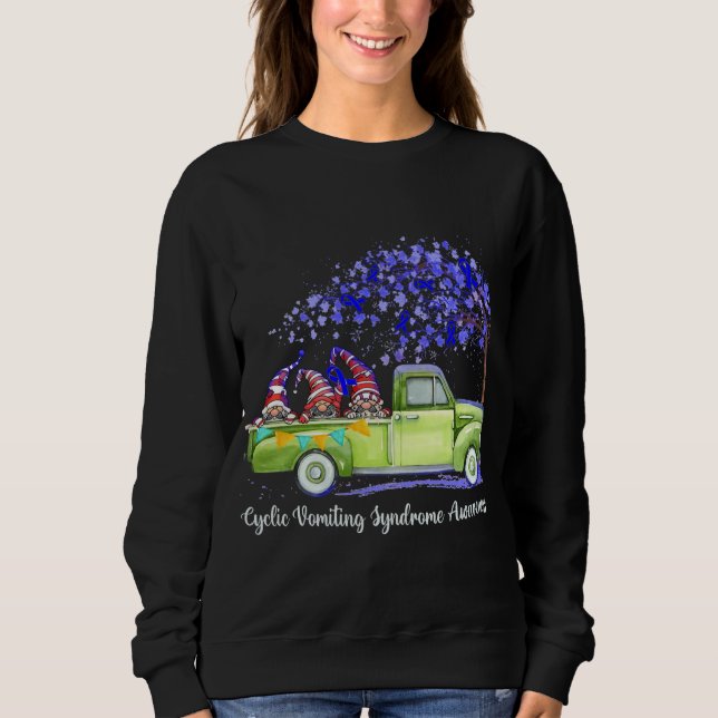 Sweatshirt Gnomes Truck Cyclic Vomissement Syndrome Aware (Devant)