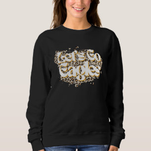 Sweatshirt Go Eagles School Spirit Mascot Leopard Cheer