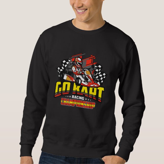 Sweatshirt Go Kart Racing Championship Karting Open Wheel Kar (Devant)