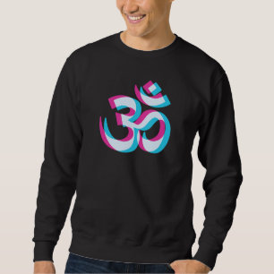 Sweatshirt Goa Om Psytrance Rave Techno Trippy Edm Festival H